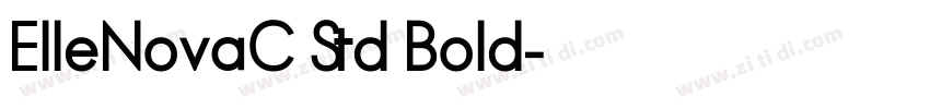 ElleNovaC Std Bold字体转换 ElleNovaC Std Bold字体转换
